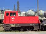 WFL Lok 13 (98 80 3312 035-9 D-WFL, V22 Bj.1975) am 28.03.07 Berlin-Greifswalder Str.