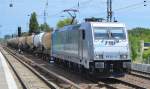 RTBC mit Railpoolmietlok 185 621-0 + Kesselwagenzug am 02.06.15 Berlin-Karow.
