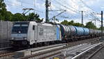 Railpool GmbH, München [D] Lok  E 186 143-4 , Name  Caro  [NVR-Nummer: 91 80 6186 143-4 D-Rpool], aktueller Leasingnehmer?, Lok trägt Werbung für den Bahndienstleister ZUGLUFT.de mit