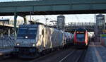 CTL Logistics GmbH, Berlin [D] mit der geleasten Railpool Lok   E 186 275-4 , Name:  ANDREAS  [NVR-Nummer: 91 80 6186 275-4 D-Rpool] und einem Nutzfahrzeug-Transportzug (fabrikneue VW Fahrzeuge aus