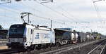 RTB CARGO GmbH, Düren [D] mit der geleasten Railpool Vectron  193 816-6  [NVR-Nummer: 91 80 6193 816-6 D-Rpool] und einem Containerzug Richtung Frankfurt (Oder) am 16.04.25 Höhe Bahnhof