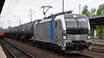 CargoServ - Cargo Service GmbH, Linz [A] mit der geleasten Railpool Vectron  6193 182  [NVR-Nummer: 91 80 6193 182-3 D-Rpool] und einem Kesselwagenzug (für Styrol) Richtung Frankfurt/Oder am