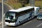 Der d�nische Reisebusveranstalter DitoBus mit einem MAN Lion&acute;s Coach + Gep�ckh�nger auf der Berl.