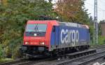 SBB Cargo Mietlok Re 428 038-7 Richtung Schwedt am 16.10.14 Berlin-Karow.