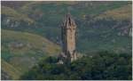 Der 70m hohe Turm des Wallace Monument in Stirling erinnert an eine gegen die verhassten Engl�nder gewonnene Schlacht im Jahre 1297.