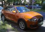 SUV AUDI Q5 in optisch auff�lliger Lackierung, Berlin-Pankow Juni 2013