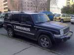 SUV Jeep Commander (Produktionszeitraum 2006-2010) im April 2012 Berlin-Pankow.