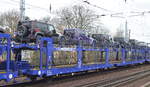 PKW-Transportwageneinheit vom Einsteller Mosolf Automotive Railway GmbH mit der Nr.