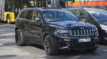 Jeep Grand Cherokee ist ein SUV der Oberen Mittelklasse, hier der Jeep Grand Cherokee WK2 (seit 2013 auf dem Markt) am 06.04.17 Berlin-Pankow.