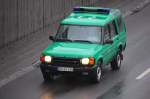 Ein Land Rover Discovery der Bundespolizei, 25.01.11 Berliner Stadtautobahn H�he Knobelsdorffbr�cke.