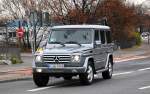 Gel�ndewagen Mercedes Benz G 500, 27.11.12 Berlin-Beusselbr�cke.