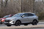 Ein Nissan Qashqai Plug-in Hybride SUV am 25.03.25 Berlin Marzahn.