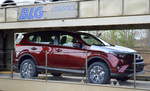 Fabrikneuer TOYOTA SUV beim Bahn-Transport am 22.03.17 Bf.