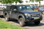 Ein FORD RANGER Pick Up als Firmenfahrzeug mit H�nger, 02.05.12 Berlin-Pankow.