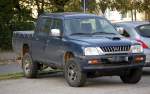 Mitsubishi L200 Pickup der dritten Generation? sieht irgendwie schon �lter aus, 06.10.10 Berlin-Pankow.