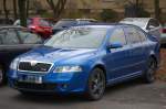 Ein Skoda Octavia RS mit silbernen Logo?, 20.11.12 Berlin-Pankow.