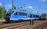 SIEMENS  VT 1.0  ETCS-Versuchszug  642 300-7   VT 1.0   TRAINGUARD  ( 9580 0642 300-7 D-PREU )am 10.09.15 Bhf.