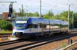 NEB VT 733 (95 80 0643 406-1+95 80 0943 406-8+95 80 0643 906-0 D-NEBB) als NE27 nach Basdorf, 19.06.12 Berlin-Blankenburg.