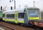 Fabrikfrischer RegioShuttle f�r die Agilis Verkehrsgeseelschaft, VT 650.720 (95 80 0650 720-5 D-AGIL) auf �berf�hrungsfahrt am 16.02.11 Bhf.