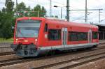 DB 650 024-2 aus Baden-W�rtenberg war zur Inspektion auf St�ckvisite im Stadler Werk Berlin-Pankow und war gerade auf der R�ckfahrt, 20.07.12 Bhf.