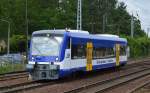 NEB VT 002 (95 80 0650 534-0 D-NEBB) auf Leerfahrt am 18.06.15 Berlin-Hirschgarten.