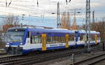 NEB VT 008 (650 540-7) + VT 009 (650 541-5) am 27.02.17 Berlin-Springpfuhl.