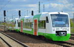 Überraschung, zwei RegioShuttle der STB - Süd-Thüringen-Bahn (waren wohl zur Inspektion im Stadler Werk Berlin-Pankow?) bei der Durchfahrt Bf.