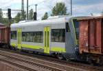 Hier noch Nachschuss des RegioShuttle VT 704 der agilis Verkehrsgesellschaft bei der �berf�hrungsfahrt am 16.08.10 Bgf.