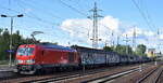 DB Cargo AG, Mainz [D] mit ihrer Vectron Dual Mode Light Lok  249 030  [NVR-Nummer: 90 80 2249 030-8 D-DB] und einem gemischten Güterzug Richtung Rbf.