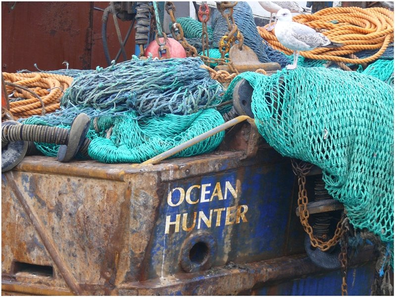 Was wird dieser alte Kahn wohl noch jagen? Hafen Mallaig/Scotland (08/2008)